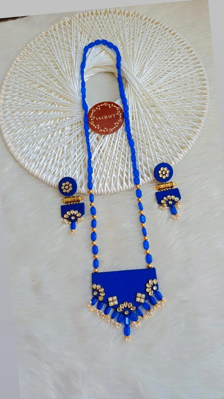 Sapphire Courtyard Necklace Set